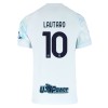 Maillot de Foot Inter Milan Lautaro Martinez 10 Exterieur 2025-26